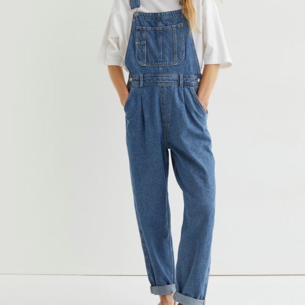 H&M mom fit overalls